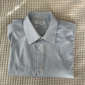 Calvin Klein Men's Light Blue Dress Shirt